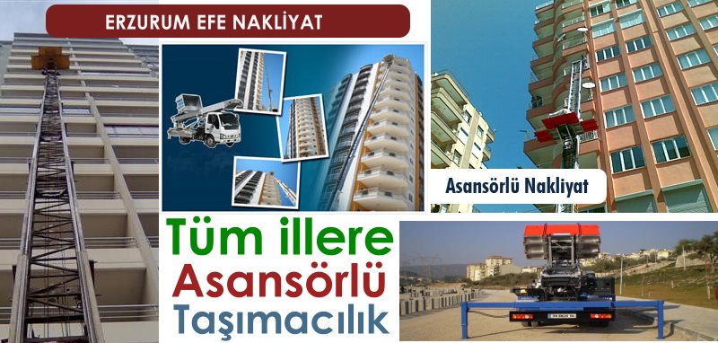 Erzurum Asansörlü Evden Eve Nakliyat